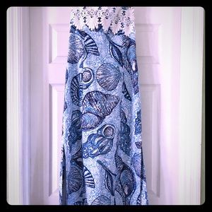 Lilly Pulitzer Original Strapless Seashell Dress